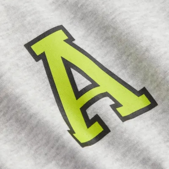 H&M, Fitted Sweatshirt Dress, Light gray melange/A, Small. - Picture 2 of 10